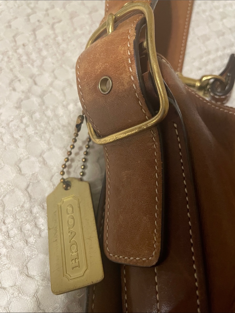 Coach Brown Leather Hobo Shoulder Bag - Picture 6 of 6
